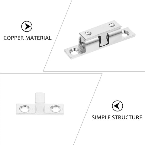 4 Pack Door Ball Cabinet Catches Latch In Copper, Heavy Duty Tension, Durable Ball Roller Latches, Copper Material, Simple Structure