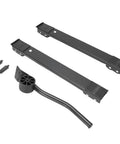 Heavy Duty Appliance Rollers Adjust From 17 To 27 Inches Move Washer Dryer Or Fridge Like A Boss, Support Up To 660 Lbs with black iron components.