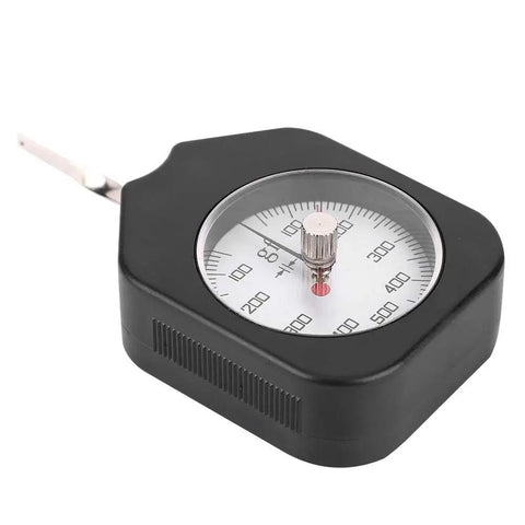 Push Pull Force Gauge For Precision Mechanical Pressure Testing With Gram Force Readout SZG5002 Dial Gauge Pro Grade Non Slip Handle Easy Use For Tape Recorder Buffer Pressure Armature And Switch Calibration, black dial gauge