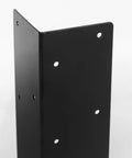 Heavy Duty Raised Garden Bed Corner Brackets For 12 To 24 Inch Beds Screws Included 11 By 3 By 3 Inches Black Powder Coated Steel