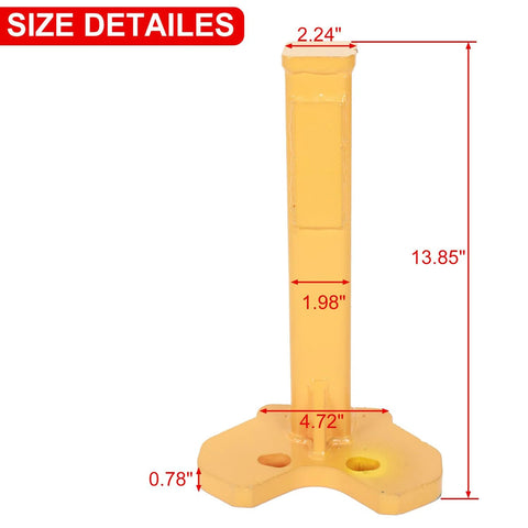 Universal Wheel Bearing Removal Tool for safe hub extraction dimensions with high strength steel and flange nuts, size details shown