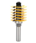 Heavy Duty 1/2 Inch Shank Finger Joint Router Bit For Woodworking Pros with YG6 alloy heads for cutting MDF and hardwood.