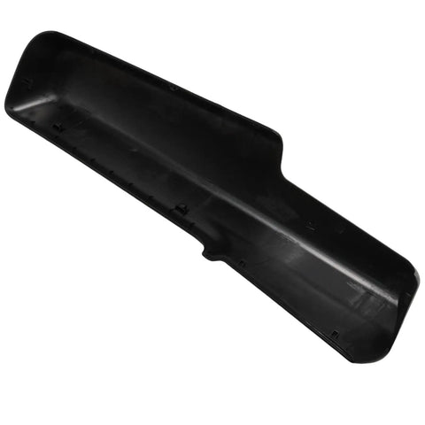 Trailer Tow Mirror Cover Cap Front Arm Right Passenger Side Replacement For Dodge RAM 2014-2019, shown in black plastic