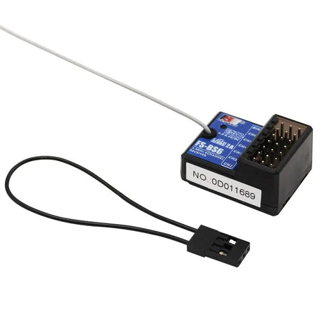 FS-BS6 receiver for GT5 6 Channel 2.4GHz RC Transmitter With AFHDS 2A For Cars And Boats shown with connector wire