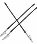 Flexible arms of Six Piece Pro Grade Welding And Soldering Tool Flexible Arm Clamps With Built In Magnifying Lamp Base displayed crossed