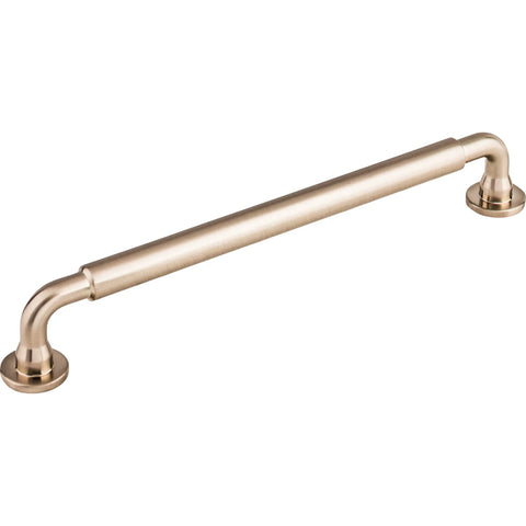 Lily Cabinet Pull 7 9/16 Inch Center to Center in Honey Bronze Finish from The Serene Series, elegant zinc hardware