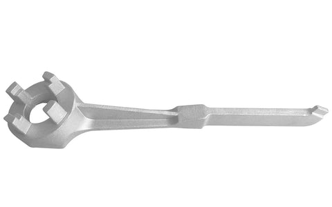 Aluminum Drum Wrench For Opening Bung Caps Two Inch And Three Quarter Inch Fits 10 15 20 30 50 55 Gallon Drums