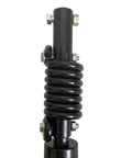 Close-up of 10 Inch Earth Auger Drill Bit, 36 Inch Overall Length, Universal 7/8 Inch Drive Shaft, heavy-duty spiral bit design