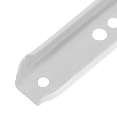 Close-up of white rail from Two Pack 16 Inch Bottom Mount Drawer Slides For Cabinet And Furniture With Detachable Rails And Heavy Duty Ball Bearing
