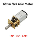 Top Shelf N20 Dc Gear Motor High Torque Low Speed Micro Metal Engine for precise robotic builds with durable brass gears.