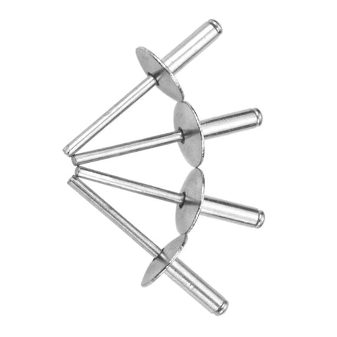 Heavy Duty Aluminum Pop Rivets Set With 30-Piece Large Flange Blind Rivets Assortment Kit 5/8 Inch Diameter 16 Mm Durable Aluminum Alloy