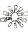 Check Out This Awesome 100Pc Ring Terminal Cable Shoe Kit With 35Mm2 Tinned Copper Wire Eye Connectors For Any Wild Wiring Project You Got Going On Today. Silver ring terminal cable shoe kit with 35mm2 tinned copper eye connectors