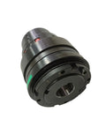 Rock Solid Zero Backlash Ball Torque Limiter Safety Coupling Overload Clutch close-up view showing aluminum and stainless steel components.