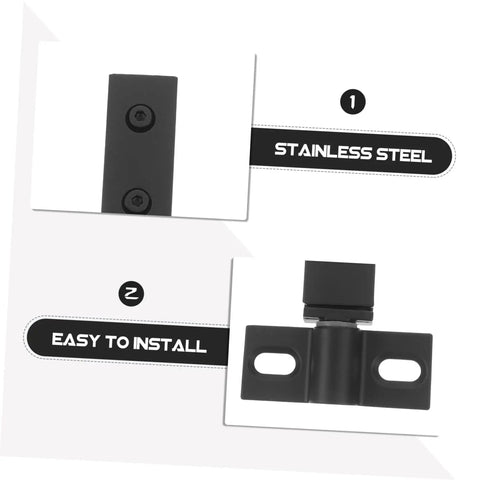Image of Heavy Duty Shower Door Hinge Stainless Steel Dual Hole Pivot Hinge for easy installation and sturdy build.