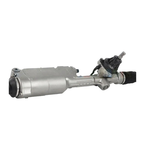 Premium Electric Power Steering Gear Rack For Audi A6 4G1423055 Series showcasing the steering unit and connection details.