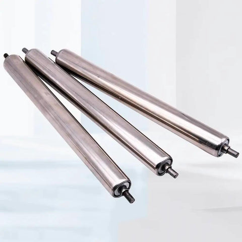 Conveyor Roller Replacement Heavy Duty Stainless Steel Gravity Transmission With Galvanized End For Industrial Conveyor Systems