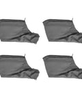 Garage Ready Adjustable Dust Collection Bag Fits Miter Saw Woodworking Catchall Zipper Bottom Slides On Quick Four Pack Black