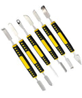 Durable Metal Crowbar Pry Tools Set for Electronics Repair Opens Phones Tablets Watches and More Battery Opener