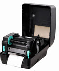 Heavy Duty Thermal Transfer Ribbon Printer With 104 Mm Wide Format Plug And Play Usb Port For Rip Through Label Work showing interior view.