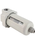 Rugged 2 Inch Thread Pressure Regulator With Air Filter And Water Separator for Industrial Pneumatic Systems in white housing