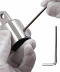 Heavy Duty Bimini Top Hardware Kit For Boats 12 Pieces Marine Grade 316 Stainless Steel Fittings showing eye end cap and hex key