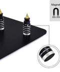 Magnetic Helping Hands With Three LED Magnifying Lamp, Pro Soldering Station black base with magnetic attachments
