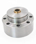 Cylinder head No. 05034772 for water jet, metal silver with brass insert and flange with holes