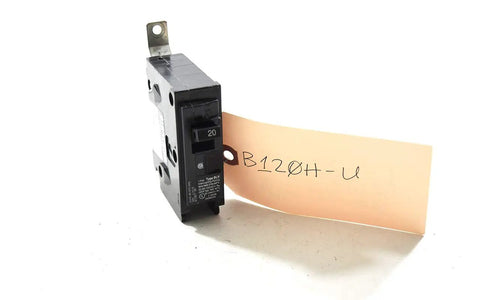 20 Amp Single Pole 120 Volt Bolt In Breaker With 22KAIC Interrupt Rating For Panel Boards UL Listed Type BLH