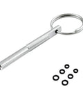 Pro Grade Security Oval Head Screws With Special Bit For Coffee Machines Removal Kit, Fits Jura, includes keyring tool and O-rings