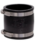3 Inch Flexible DWV Pipe Coupling Unshielded Connector For PVC ABS Cast Iron And Steel Slip On Repair Coupler With Stainless Bands