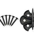 Antique Black Butterfly Hinge Set With 24 Screws For Cabinets Cupboards Doors And Small Furniture Boxes 4 Heavy Duty Metal Hinges