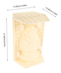 Roman Column Balustrade Concrete Mold For Easy DIY Baluster Casting 8.26 By 5.90 By 5.51 Inch Plastic Mold No Fuss