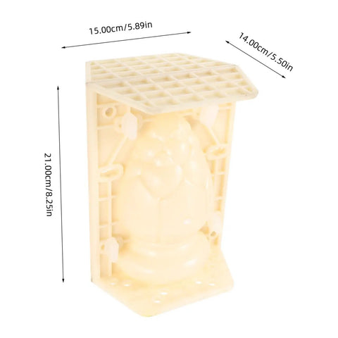 Roman Column Balustrade Concrete Mold For Easy DIY Baluster Casting 8.26 By 5.90 By 5.51 Inch Plastic Mold No Fuss