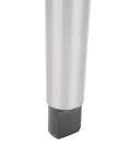 Steel MT4-MT2 taper drill sleeve adapter; cylindrical body with square-ended tip