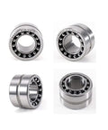 Double Row Needle Roller Bearing Kit NATA5913 NATA5914 NATB5913 NATB5914, steel bearing shown from four angles