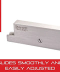 Adjustable Steel Parallel With Regular Finish Built For Heavy Duty Use And Quick Reading For Layout Gaging And Inspection Work Easy Slide