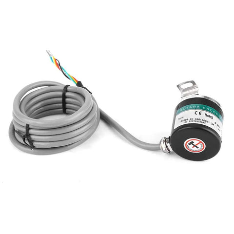 Photoelectric Rotary Encoder With Hollow Shaft 5 24V ABZ 3 Phase Built To Last Ultra Precision And Durable For Industrial Automation Machinery