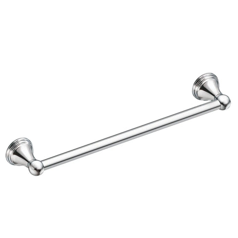 Preston Collection Chrome 24 Inch Bathroom Towel Bar Wall Mounted Towel Rack For Bath Or Kitchen No Fuss Easy Install And Coordinating Accessories