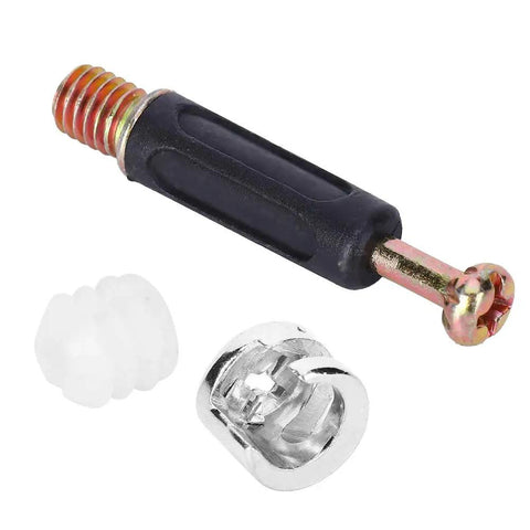 No Sweat Cam Lock Nuts And Connecting Screws With Eccentric Wheels For Furniture Assembly A Rock Solid 300 Piece Kit with screw and nuts