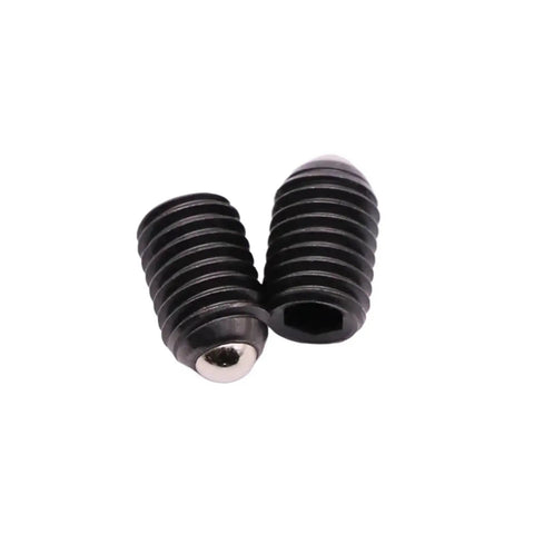 Top Shelf Stainless Steel Spring Ball Plungers Loaded With Hex Drive Snappy Locking Action M8 X 30mm Precision Set Screws for heavy-duty machinery.