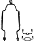 Badass Adjustable Lamp Shade Harp Kit For Table And Floor Lamps Heavy Duty Metal Holder components in black finish.
