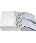 Open box displaying 40 packs of Multipurpose 5x6 Inch Large Nonwoven Cleaning Wipes Pre Saturated For Surfaces Electronics Computers Printers