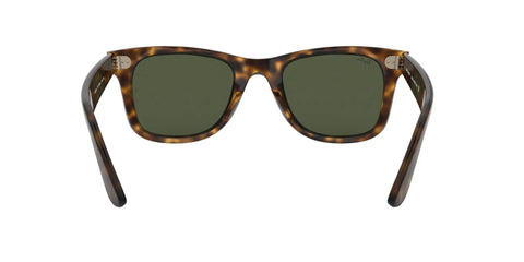 Dope Wayfarer Inspired Sunglasses With Gradient Mirror Lenses In Light Havana And G15 Green Prescription Ready Frames 50mm Lens Width
