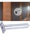 Concealed Tubular Chain Spring Door Closer With Inner Mount Automatic Soft Close Latch Stopper Shielded Hardware for Fire Doors