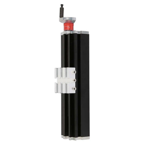 Pro Grade 150mm Metal Cross Slide Block for Lathe Accessories, side view showing iron and aluminum alloy structure