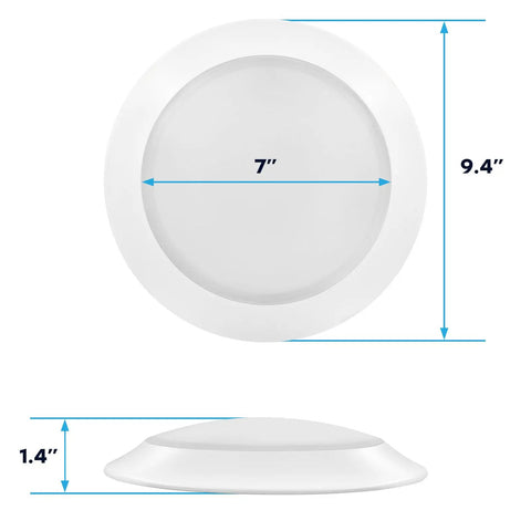 Grab This Slick Eight Inch Ceiling Disk Light Featuring Top Shelf 27 Watt Performance Pumping Out 2000 Lumens With A Hassle Free 5 Cct Adjustable Switch For Smooth Ambiance Upgrades Anywhere You Need Reliable Home Lighting