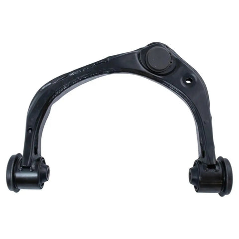Premium 8 Piece Steering And Suspension Kit For 2015 2018 Ford F150 Truck Upper control arm with bushings in black finish.