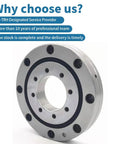 Straight Up Premium XRU3515 Cross Roller Bearing Slewing Ring For Robotic Arms And Precision Automation, 35mm bore, 95mm OD.