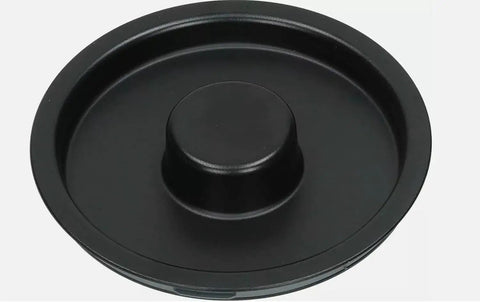 Replacement Water Tank Lid Cover For XN250A10 And XN250110 Coffee Machines, Heavy Duty ABS, black, round shape, close-up view