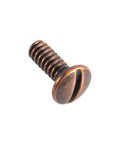 Top Tier Replacement Wall Plate Screws Featuring A Hella Sweet Antique Copper Finish 50 Piece Set Crafted From Tough Carbon Steel For Easy 6-32 Thread Fitting securely anchor in oval head design.